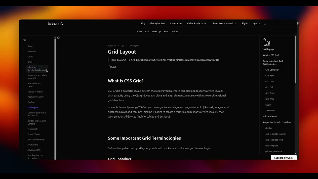 Learnify video preview