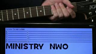 Ministry NWO New World Order Guitar Chords Lesson & Tab Tutorial