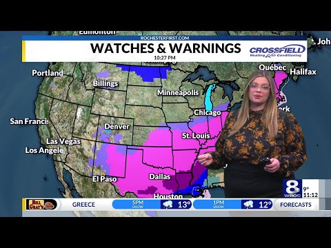 Rochester's Saturday Night Weather Forecast