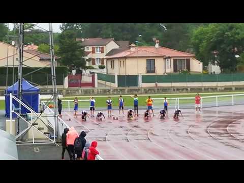 100m MIM (série 2) - Championnats du Tarn BE-MI sur piste 2017 à Castres
