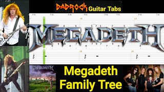 Family Tree - Megadeth - Guitar + Bass TABS Lesson