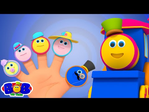 Bob O Trem Família De Dedos + 3D Rimas Portuguesas Para Crianças