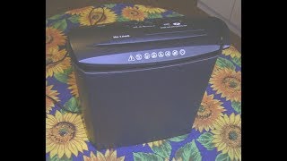 Funktionsprüfung Aktenvernichter Genie 245 CD, Functional check Paper shredder