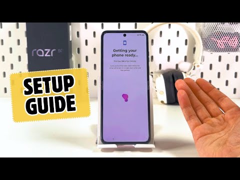 How to Setup Motorola Razr 50