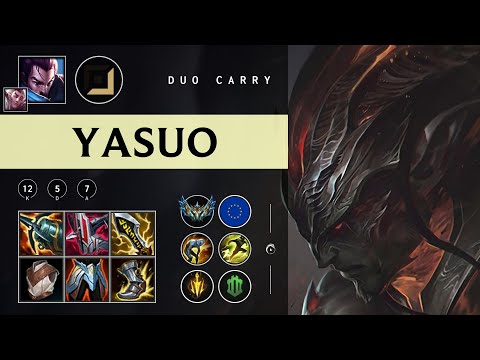 Yasuo ADC vs Jinx - EUW Challenger Patch 25.22