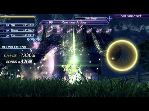 Xenoblade Chronicles 2 New Game Plus 1.4 - Mythra Lv4 Special Damage Caps