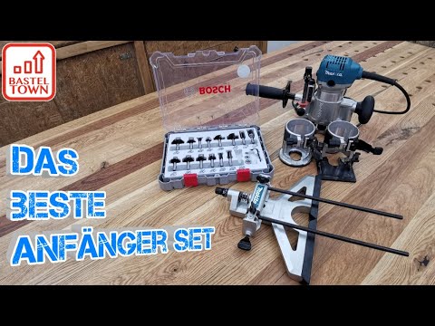 BESTES Oberfräsen Set für Anfänger | Meine Makita Oberfräse und Fräser Set | Bastel Town