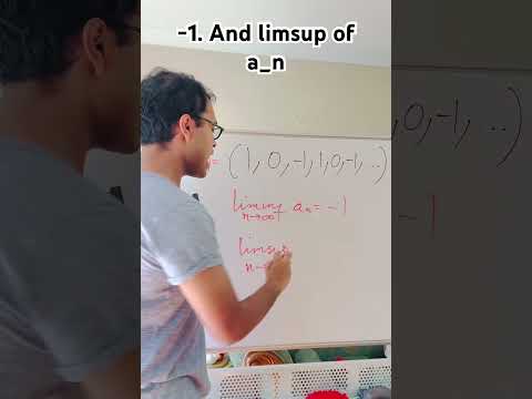 Limits Infimum and Supremum: Intro Real Analysis #math #limits #calculus #sequence #example
