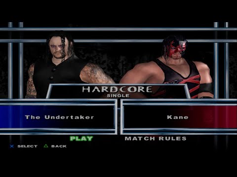 WWE SmackDown! Here Comes the Pain - The Undertaker VS Kane (HARDCORE)