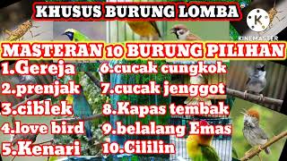 Download lagu MASTERAN SUARA BURUNG PILIHAN COCOK UNTUK BURUNG LAPANGAN mp3