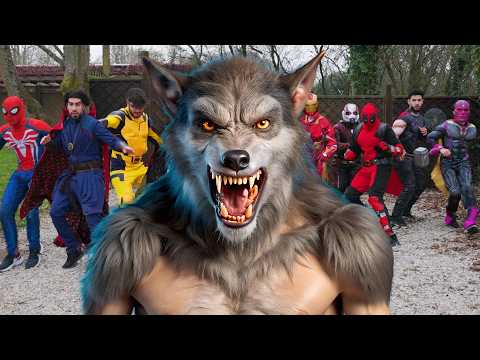 Superheroes VS Werewolves - Squid Game!