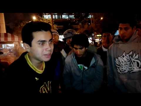DOUBLE.G  vs  BLACKDEMOH - BATALLA DE RAP PARQUE KENNEDY