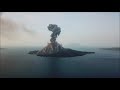 Krakatau Before During And After The 2018 Eruption