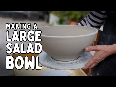 Throwing a Large Bowl with 8 Pounds of Clay
