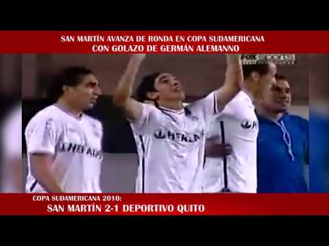 #FUTBOLRETRO Copa Sudamericana 2010: San Martín 2-1 Deportivo Quito (10/08/2010)