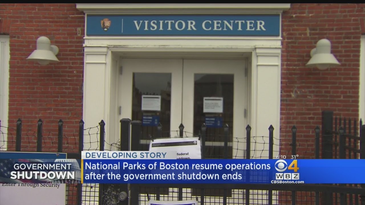 Boston's National Parks Open As Shutdown Ends