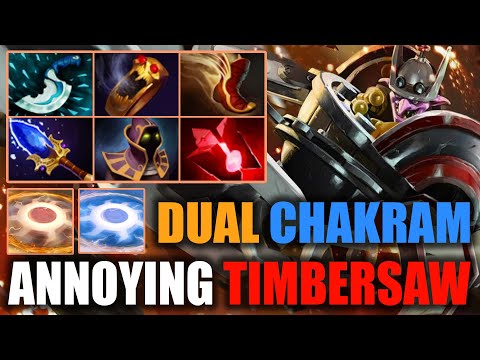 THIS TIMBERSAW SUPER ANNOYING WITH DUAL CHAKRAM - Gameplay By Forev - Dota 2 Pro