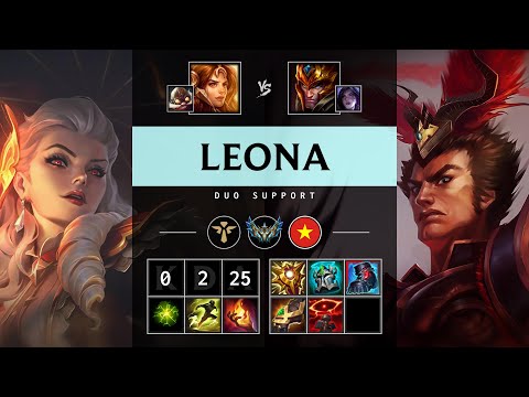 Leona Support vs Jarvan IV - VN Challenger Patch 25.17