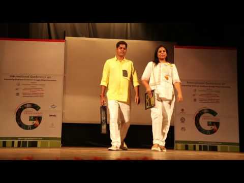 hiral sumra Fashion show on Sustainability and craft revival (Rogan art from Bhuj)