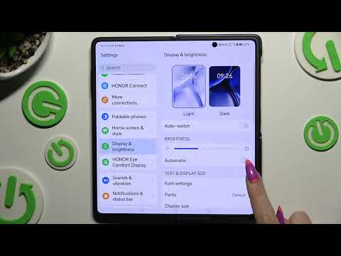 How to Activate Auto-Brightness on HONOR Magic V3 – Display Settings