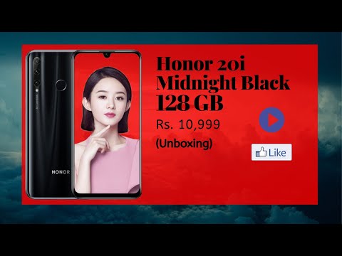 Unboxing Video Honor 20i Midnight Black 128 GB
