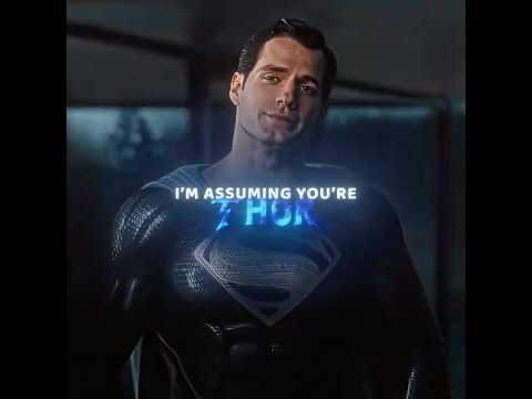 Thunder meets Steel...💀 - Superman meets Avengers | MENTE MÁ - ( Super slowed ) #edit #avengers