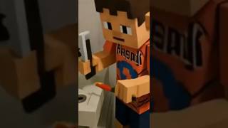 Matheus se transformou em Minecraft!!!!!#funny #minecraft #shorts