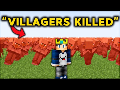 I KILLED EVERY VILLAGER In This LIFESTEAL SMP