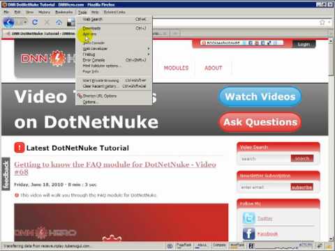 DotNetNuke Tutorial, How to change the default favicon - Video #69