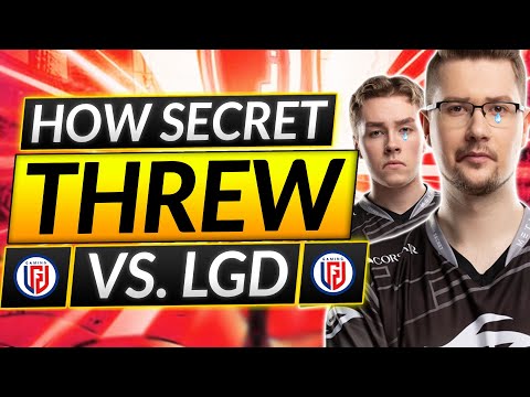How Team Secret THREW vs. LGD - Pro Analysis of TI 2021 - Dota 2 Carry Guide