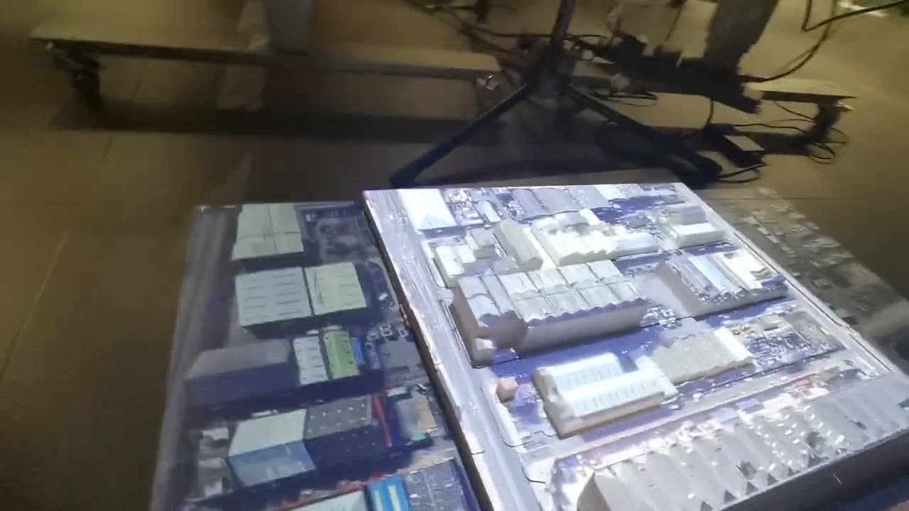 Fablab Projection mapping onto 3D Architectural models.