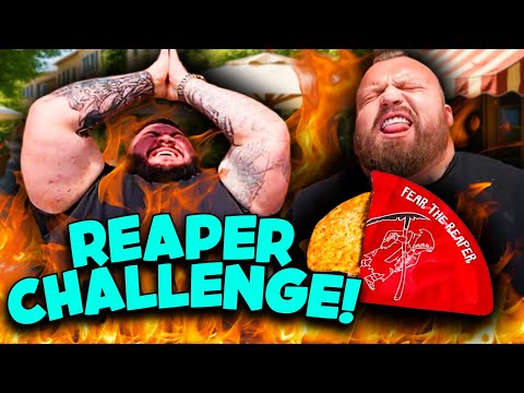 World's Hottest Chip Challenge Ft. Gym Reaper