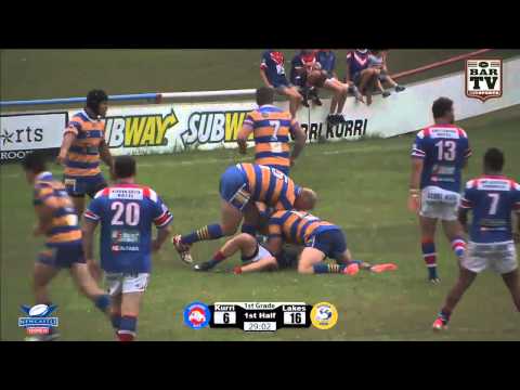 2015 Real NRL Round 2 1st Grade Highlights - Kurri Kurri v Lakes