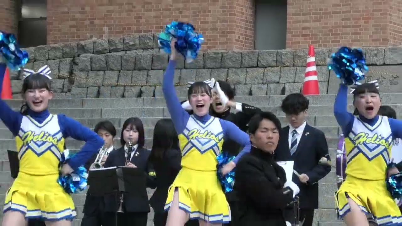 🟦🟨⑤【㊗️新歓】チアリングオンステージ【関西大学応援団】  2026年度 演舞演奏　図書館前4月2日