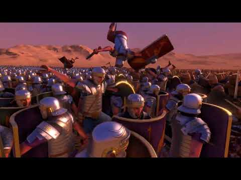 16000 Golden Knights VS 15000 Romans  - Ultimate Epic Battle Simulator 2   - UEBS 2