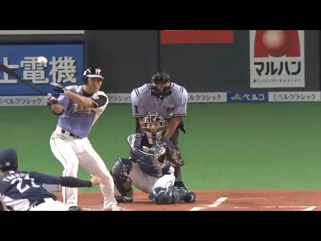 【1回裏】ファイターズ・田中賢先制タイムリー!! 変化球に上手くバット合わせた!! 2015/7/11 F-L