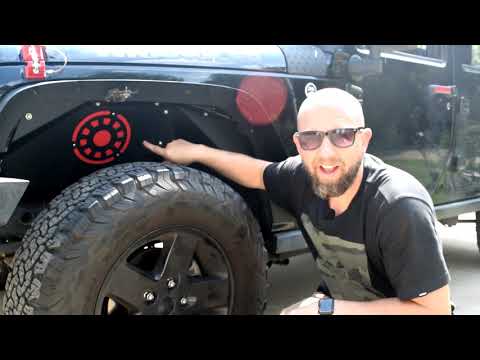How to install front inner fenders on Jeep wrangler JK-JKU