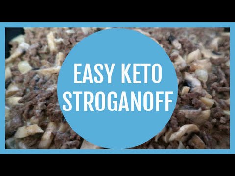 Keto Beef Stroganoff Recipe | Easy Low Carb Dinner Idea