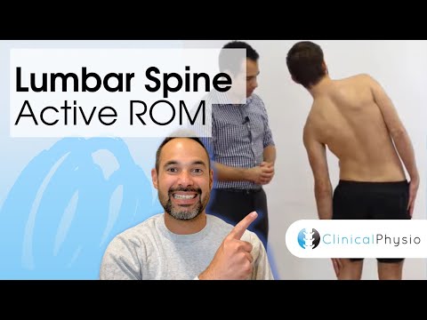 Lumbar Spine Active Range of Motion / Movement | Clinical Physio