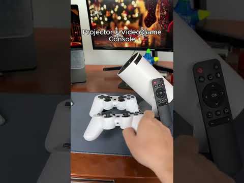 Projector +Retro Game Console🎄🎅🏻 #retrogaming #perfectgifts #retroconsole #projector #videogames