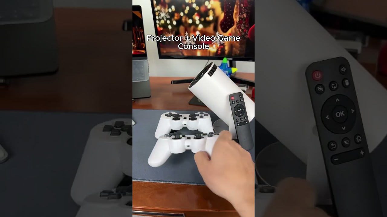 Projector +Retro Game Console🎄🎅🏻 #retrogaming #perfectgifts #retroconsole #projector #videogames