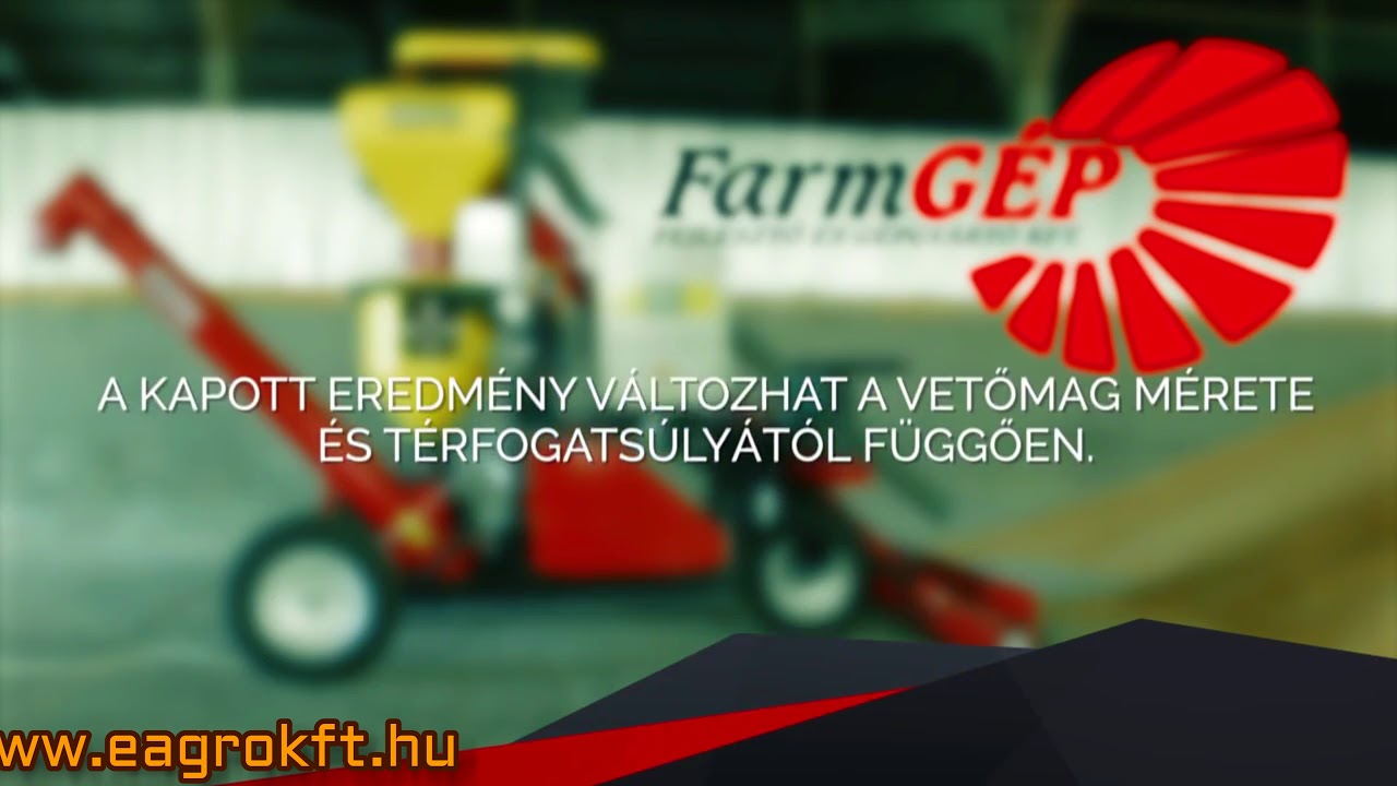Kertitox gramax csávázó vetőmag csávázógép az EAgro Kft től