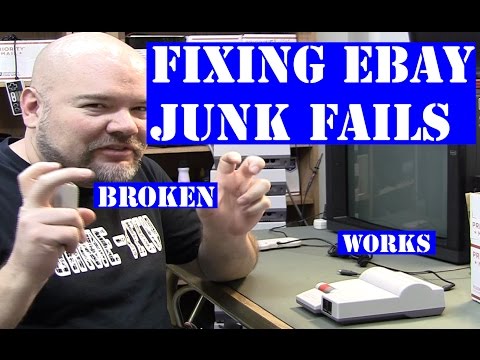 Ebay junk lot vid fails - 3 consoles falsely advertised as broken