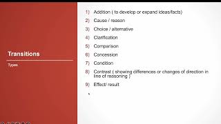 4 7  Cohesion   Transitions