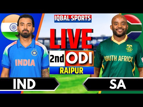 🔴Live: India vs South Africa, 2nd ODI | Live Cricket Match Today | IND vs SA Live | Iqbal Sports