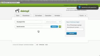 deintopf.de - Hilfe - Speisekarten