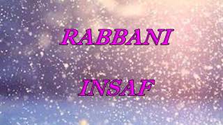 RABBANI - INSAF