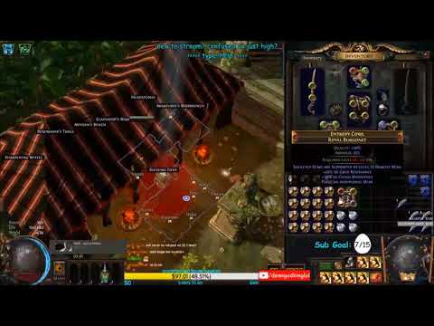 OP GLACIAL CASCADE MINER Helm: i85 Shaped Base to Enchanted Finished Item | Demi Live Video