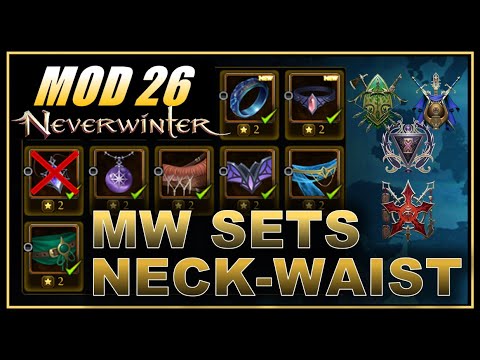 NEW Neck/Waist Sets! BEST for Some Classes but WARNING Stat Change Incoming (don't buy/craft yet)