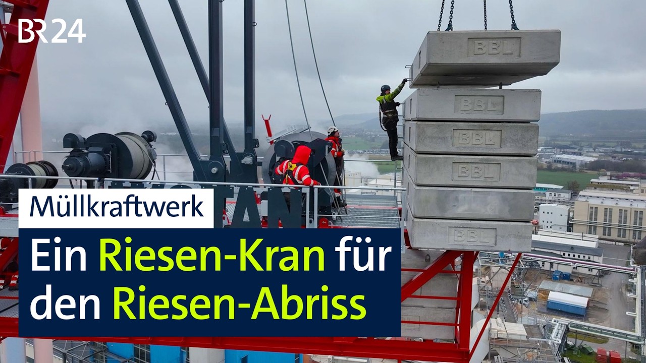Megabaustelle Müllkraftwerk: 430 Millionen Euro gegen die Müll-Berge I Abendschau Reportage I BR24